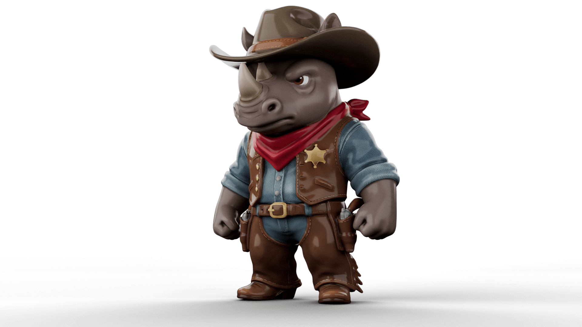 Cowboy Rhino 3d model