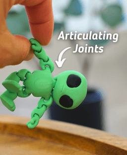 Able Alien - Articulated fidget alien 3d model