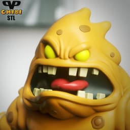 Clayface Chibi STL for 3D Printing ChibiSTL 3DXM 3d model