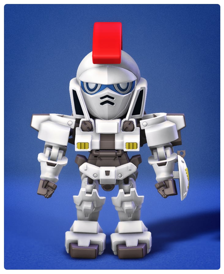 Chibi Flexi Gundam Tallgeese 3d model