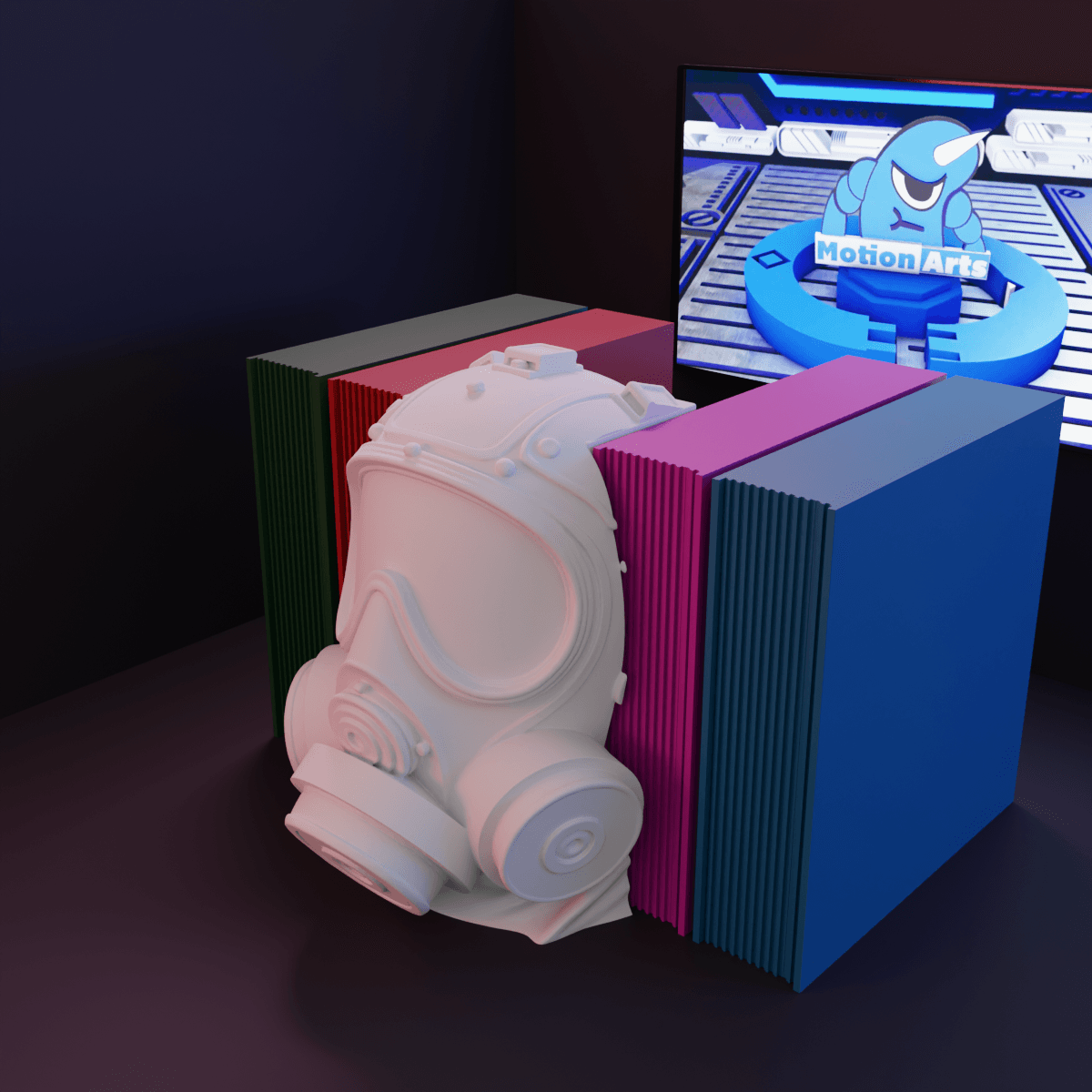 Separador Livro Mascara.stl 3d model