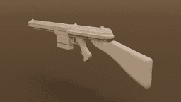 TS-45 Blaster Rifle Prop STL File (3D Print File) 3d model