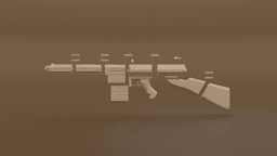 TS-45 Blaster Rifle Prop STL File (3D Print File) 3d model
