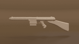 TS-45 Blaster Rifle Prop STL File (3D Print File) 3d model