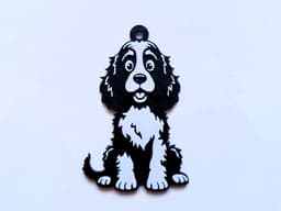 Dog keychain 3 3d model