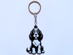 Dog keychain 3 3d model