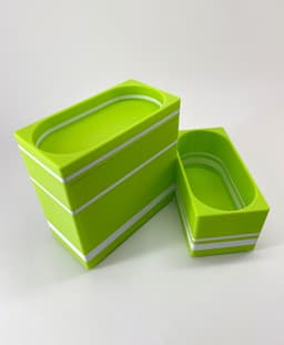 CX96-60 Stackable bin box module for creative home decor 3d print stl 3d model