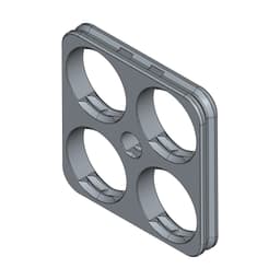 D-LOCK_PANEL.2X2-BLANK 3d model