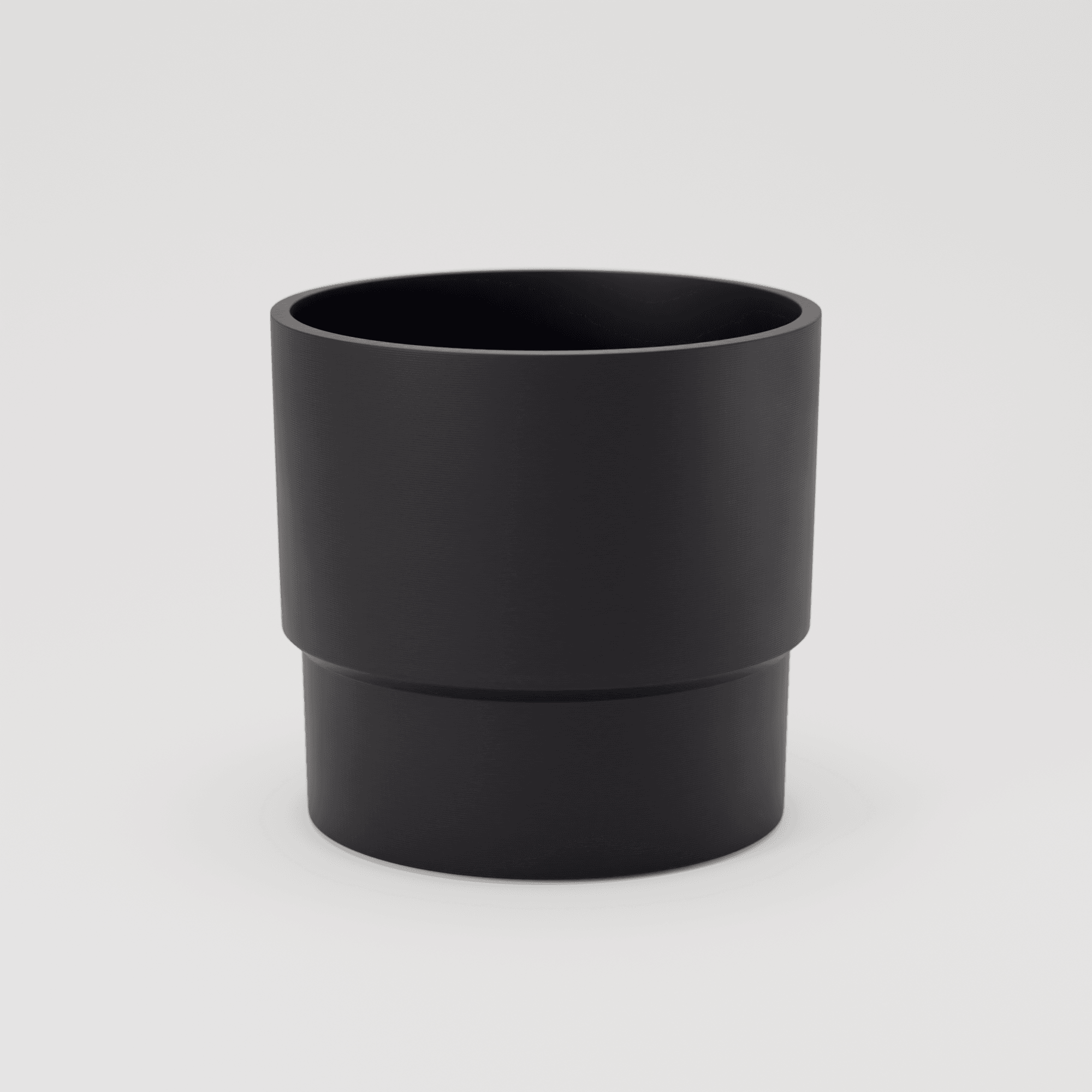 Stepped Cylindrical Planter - basic 3d model