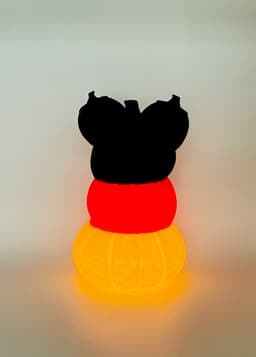 Mouse Pumpkin LED Tealight 3d model