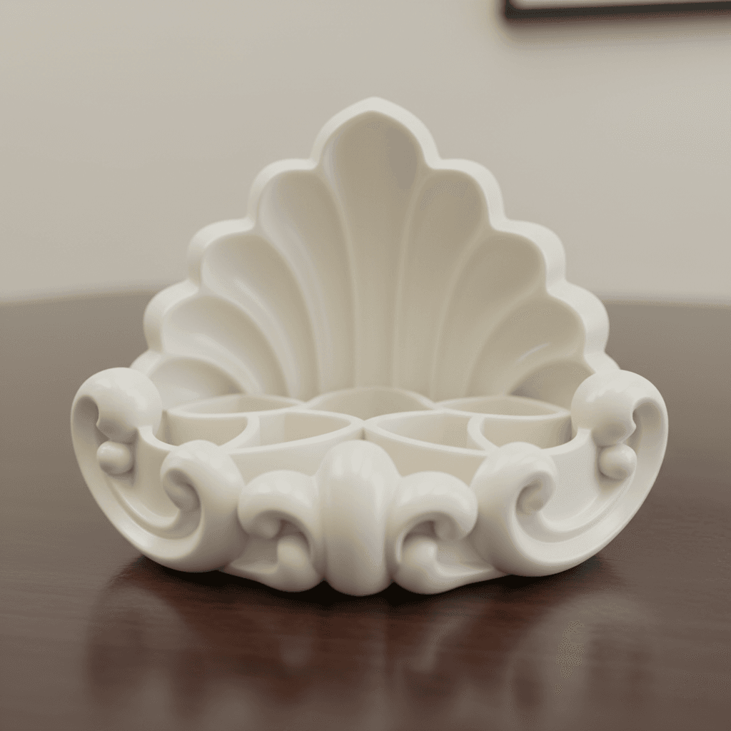 Rustic Woven Basket 3d model