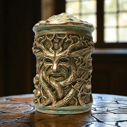 Green Man Grove Jar 3d model