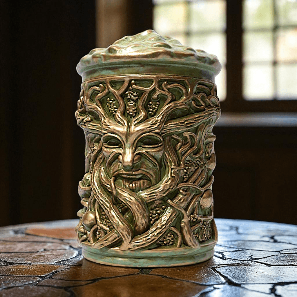 Green Man Grove Jar 3d model