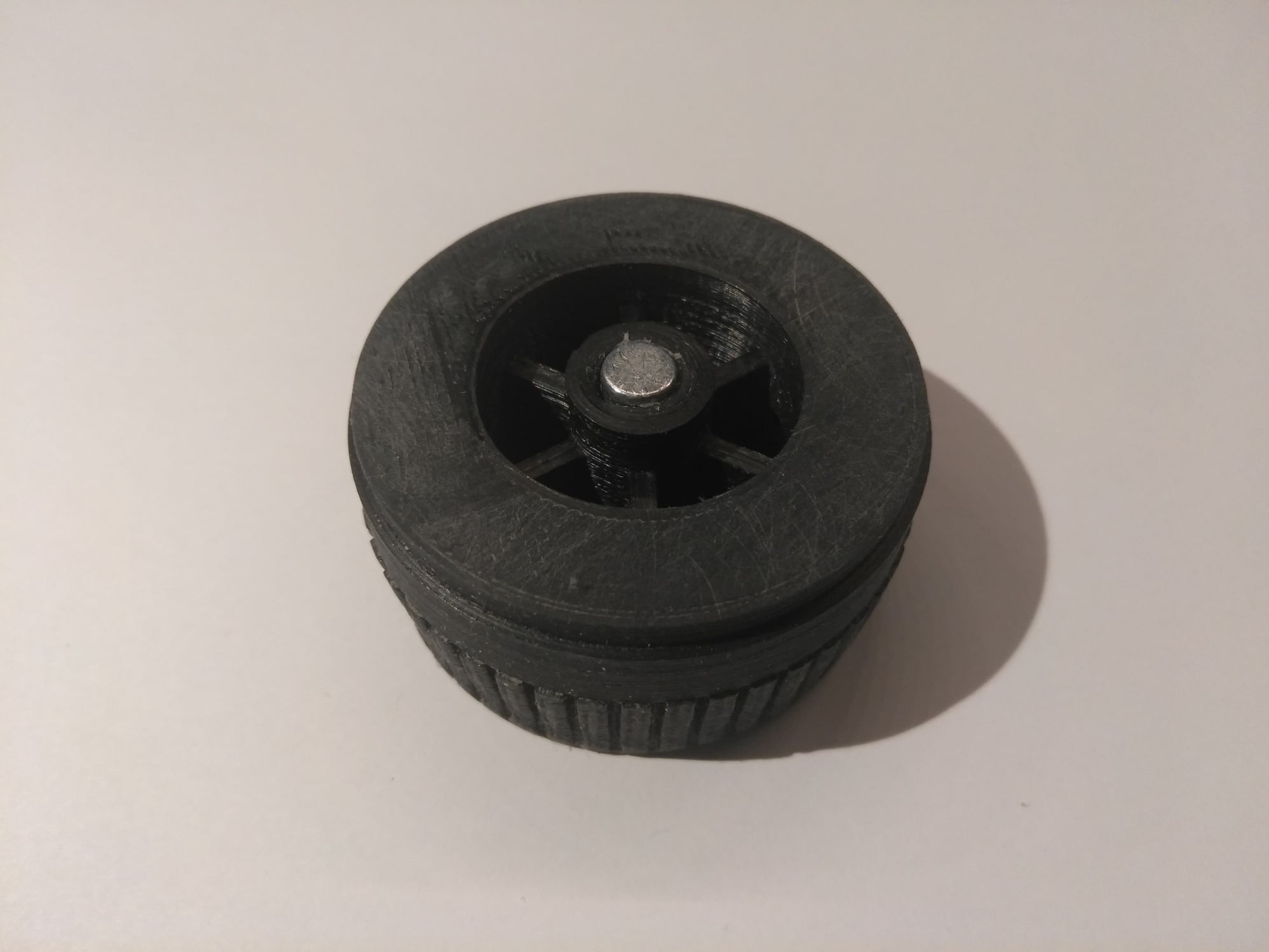 paddle_controller_knob.stl - Hot glue a magnet inside the hole. - 3d model