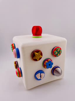 Super Duper Dice Clicker Fidget for Cool Kids 3d model