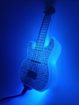 Guitar Lamp 3d model