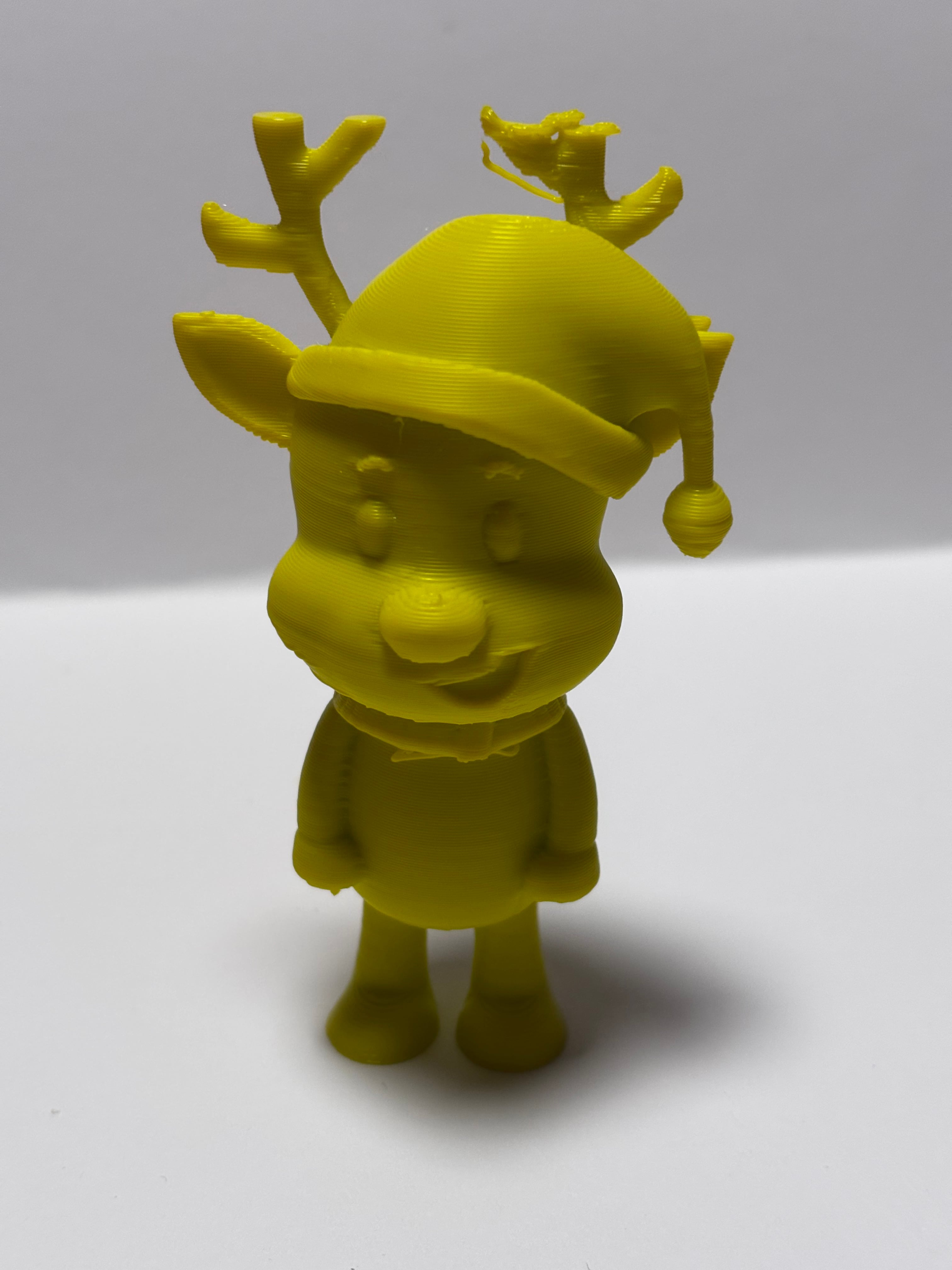 Christmas reindeer figurine 3d model