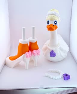 Bride Goose Gear for Porch Goose 3d model