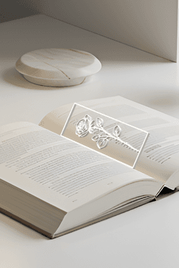 Rose Bookmark, Gift Idea 3d model