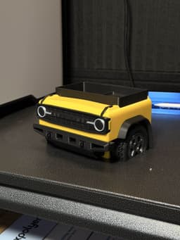 Bronco Inspired Desk Organizer - Modular - With Drawer 3d model