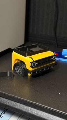 Bronco Inspired Desk Organizer - Modular - With Drawer 3d model