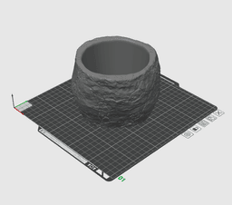 Eroded Planter 3d model