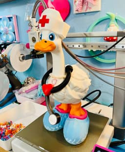 Nurse Goose Gear Outfit for Porch Goose 3d model