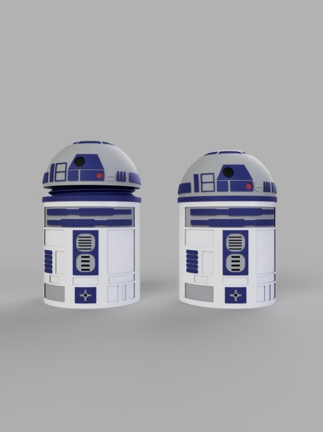 R2D2 container 3d model