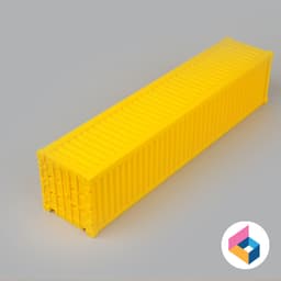 Container scale model 3d model
