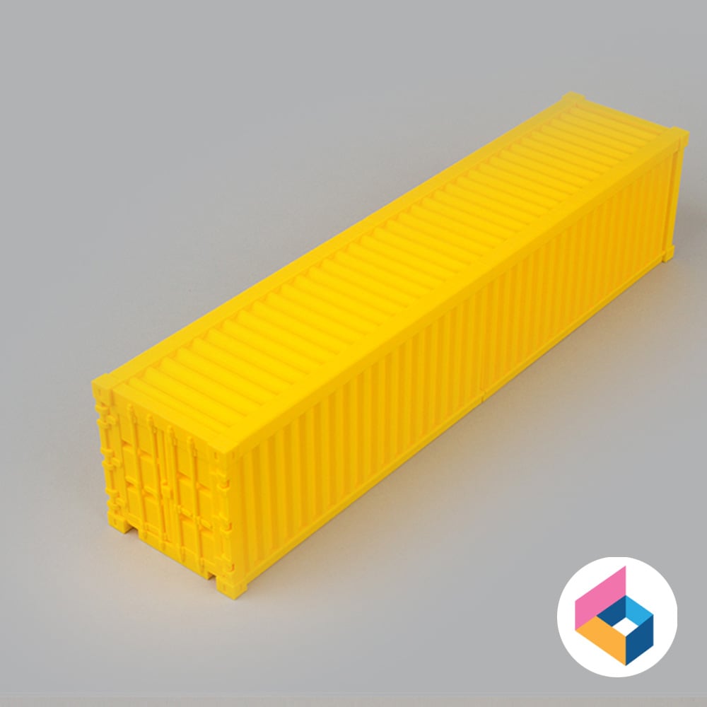Container scale model 3d model