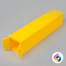 Container scale model 3d model