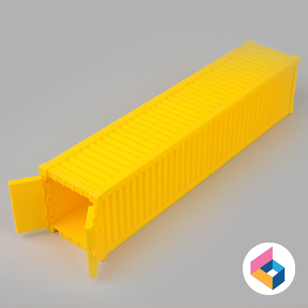 Container scale model 3d model