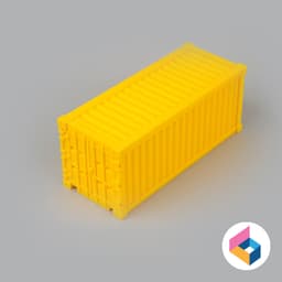 Container scale model 3d model