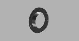 200mm OD and 280 ID flange 3d model