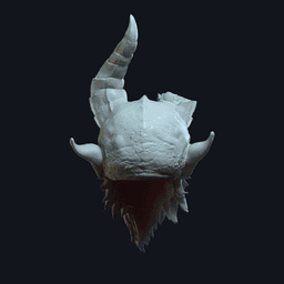 Demonv3 - Custom Action Figure Head 3d model