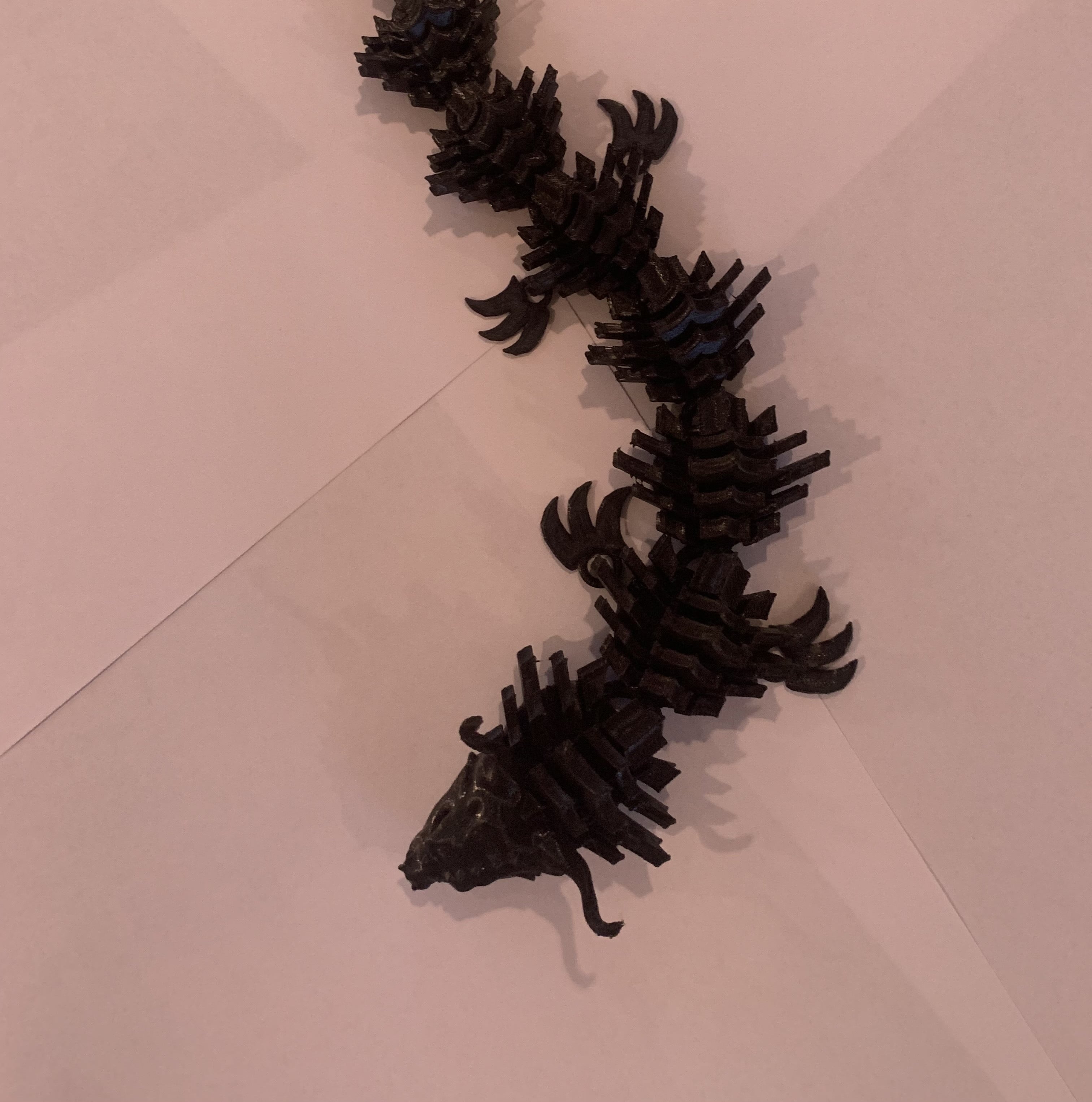 Articulated maple leaf dragon 3d model