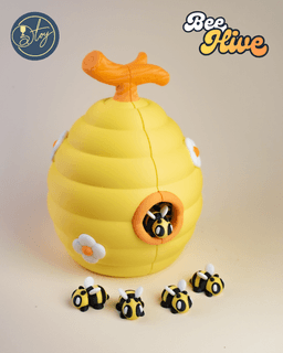 BEE HIVE – MODULAR MAGNETIC DISPLAY SET 3d model