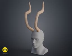 Satyr Horns 3d model