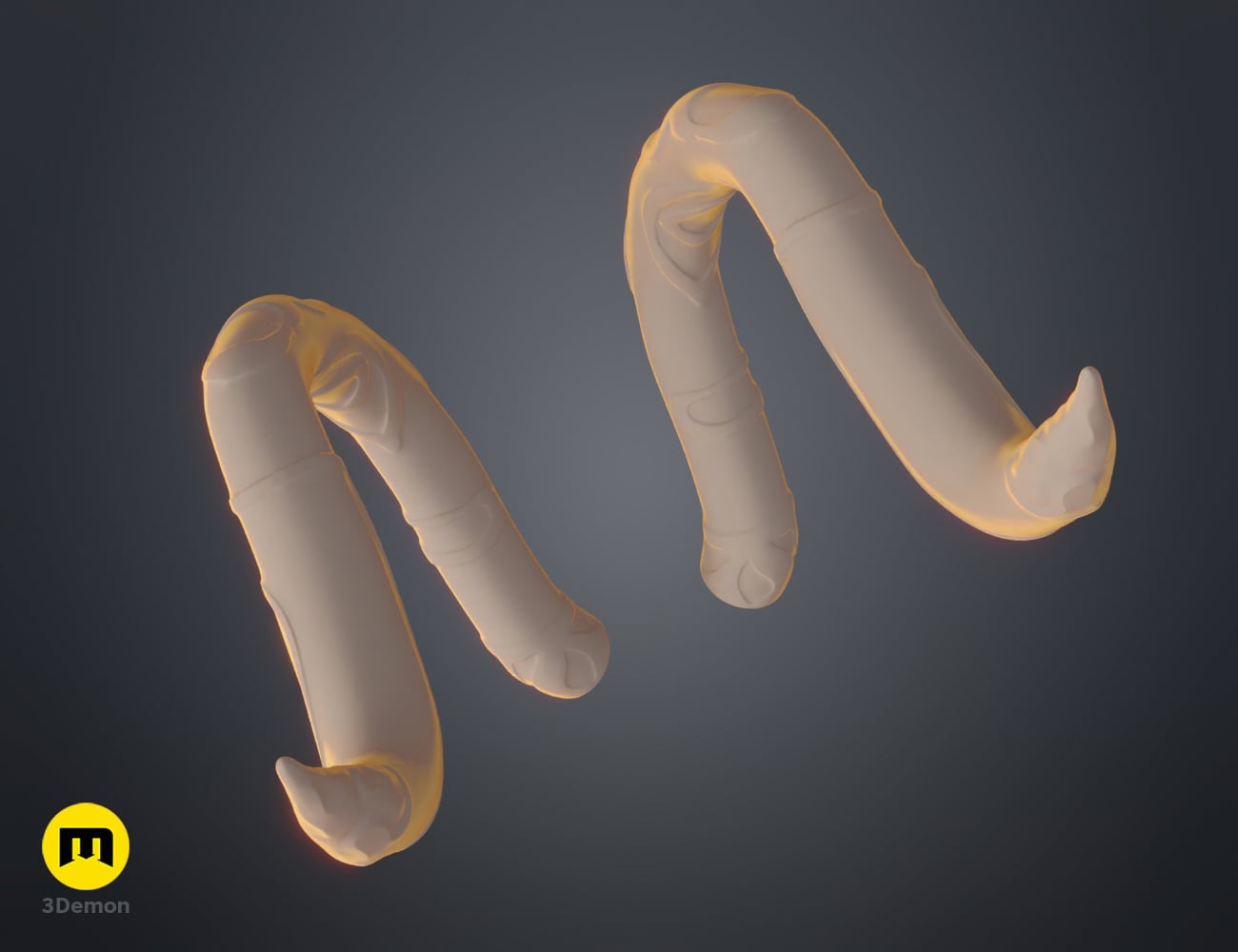Satyr Horns 3d model