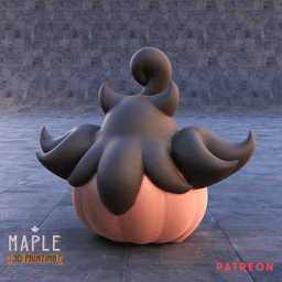 Pumpkaboo - Pokemon - Halloween 3d model