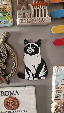 Snowshoe keychain+magnet 3d model