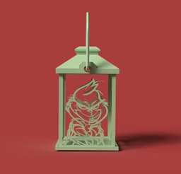 Grinch Lamp 3d model