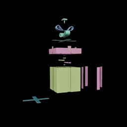 Gift box with lock WrappingUp2023 3d model