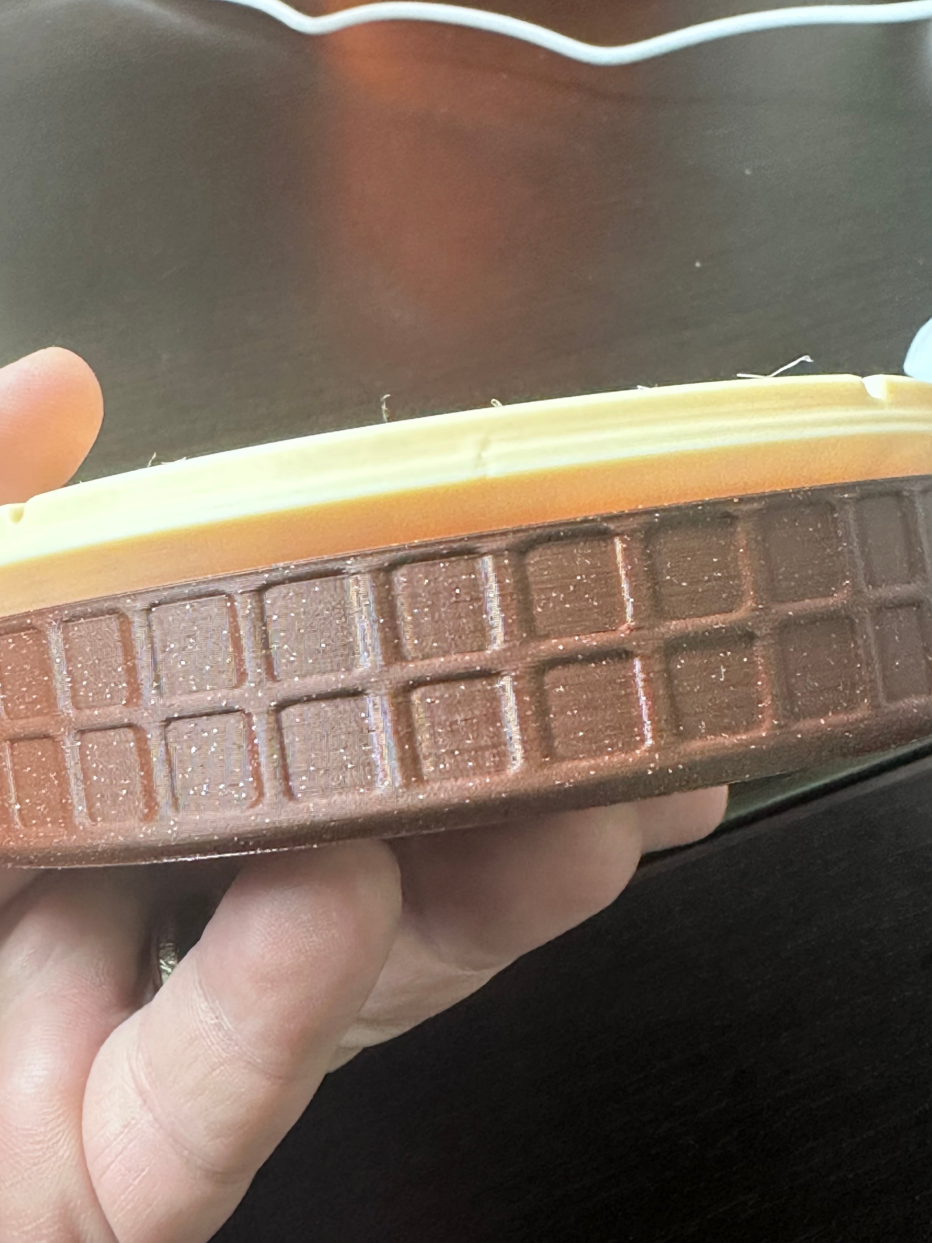 Waffle Box - with Butter 3d model