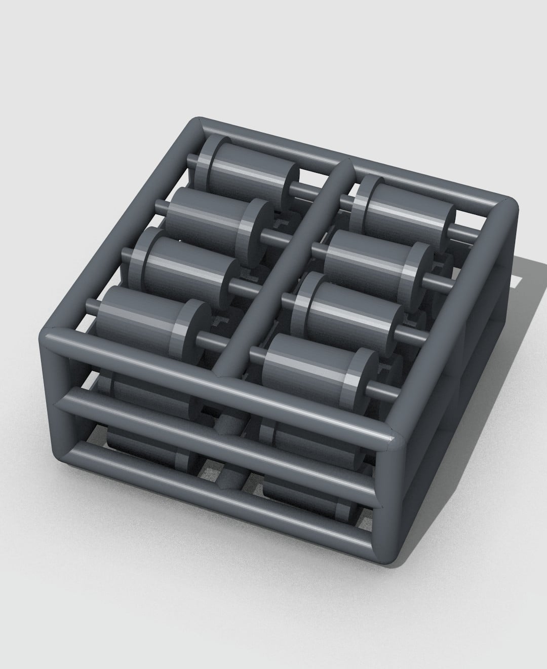 Bomber Plane Pegs (flanged) 3d model