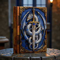 Dragon & Sword Tome Box 3d model