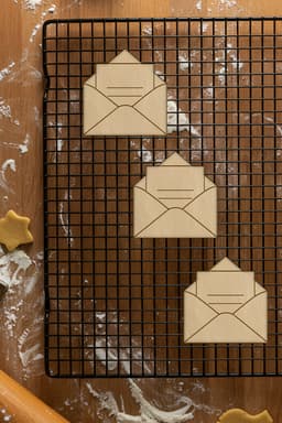 Love Letter Cookie Cutter, Biscuit Cutter 3d model