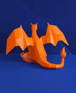 Charizard Low Poly Pokemon 3d model