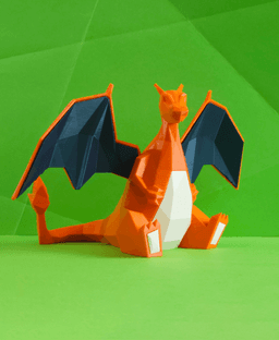 Charizard Low Poly Pokemon 3d model