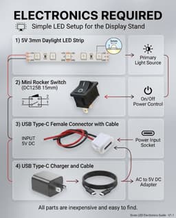1/64 Scale Modular LED Diorama Mega Bundle STL Files | Hot Wheels Display Garage 3d model